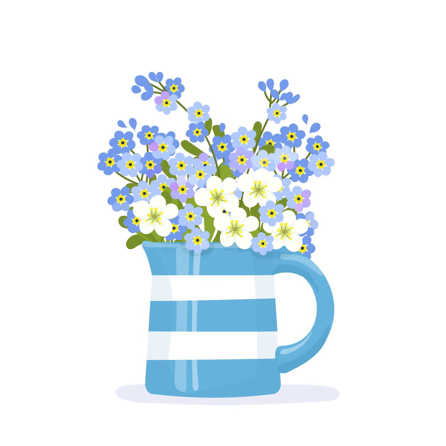 Forget-me-not jug Card