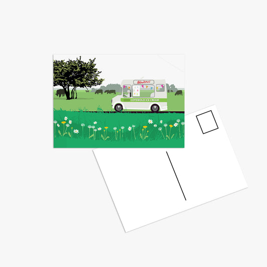 Ice Cream Van - Postcard