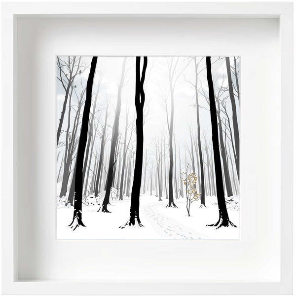 Frith Wood - Kent and Co Framed Art Print by Nichola Kent